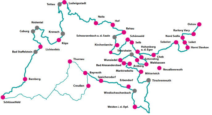 Verlauf Porzellanstraße International