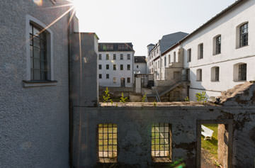 View of Part of the “Ruins” at Porzellanikon Selb