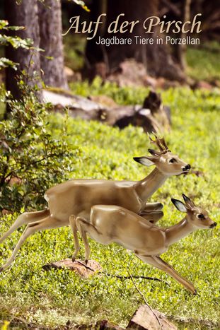 Auf der Pirsch - Jagdbare Tiere in Porzellan